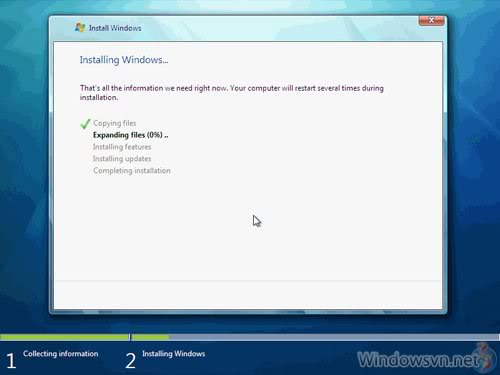 Installing win7 client 12