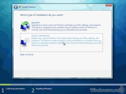 Installing win7 client 6